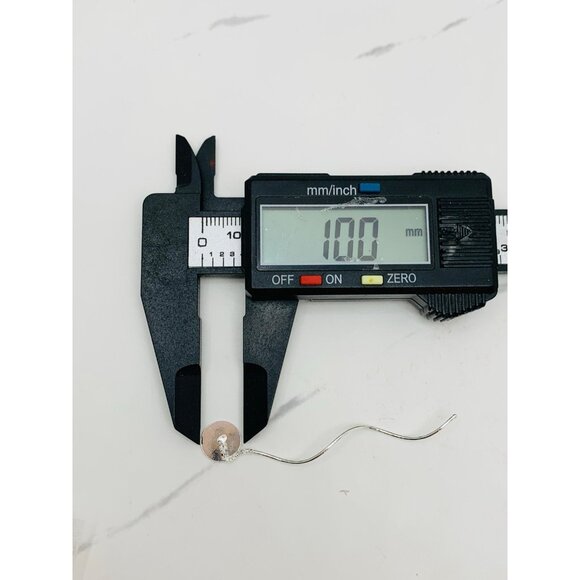 ❤️ 925 Sterling Silver earrings Saint Benedict threaders - San Benito aretes - Picture 2 of 7